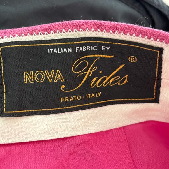 NEW J.CREW Willa Cropped Flare Italian Wool Trouser Pants in Dahlia Pink SZ 4 - Picture 8 of 12